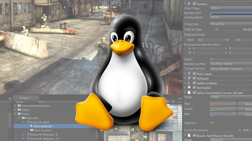 Unity выпустила экспериментальный билд своего редактора под Linux