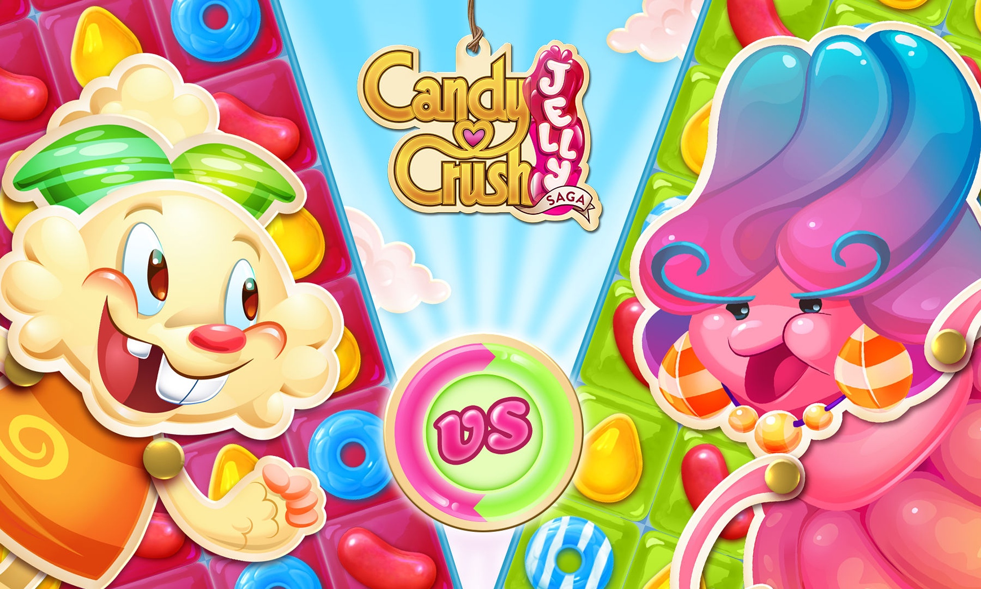 Candy Crush Jelly Saga. 