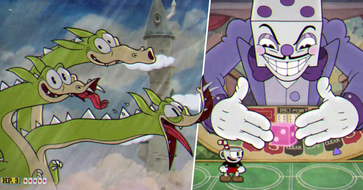 Cuphead карта боссов